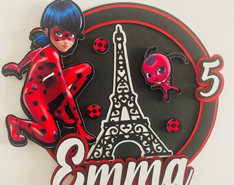 Miraculous Ladybug Cake Topper - Etsy