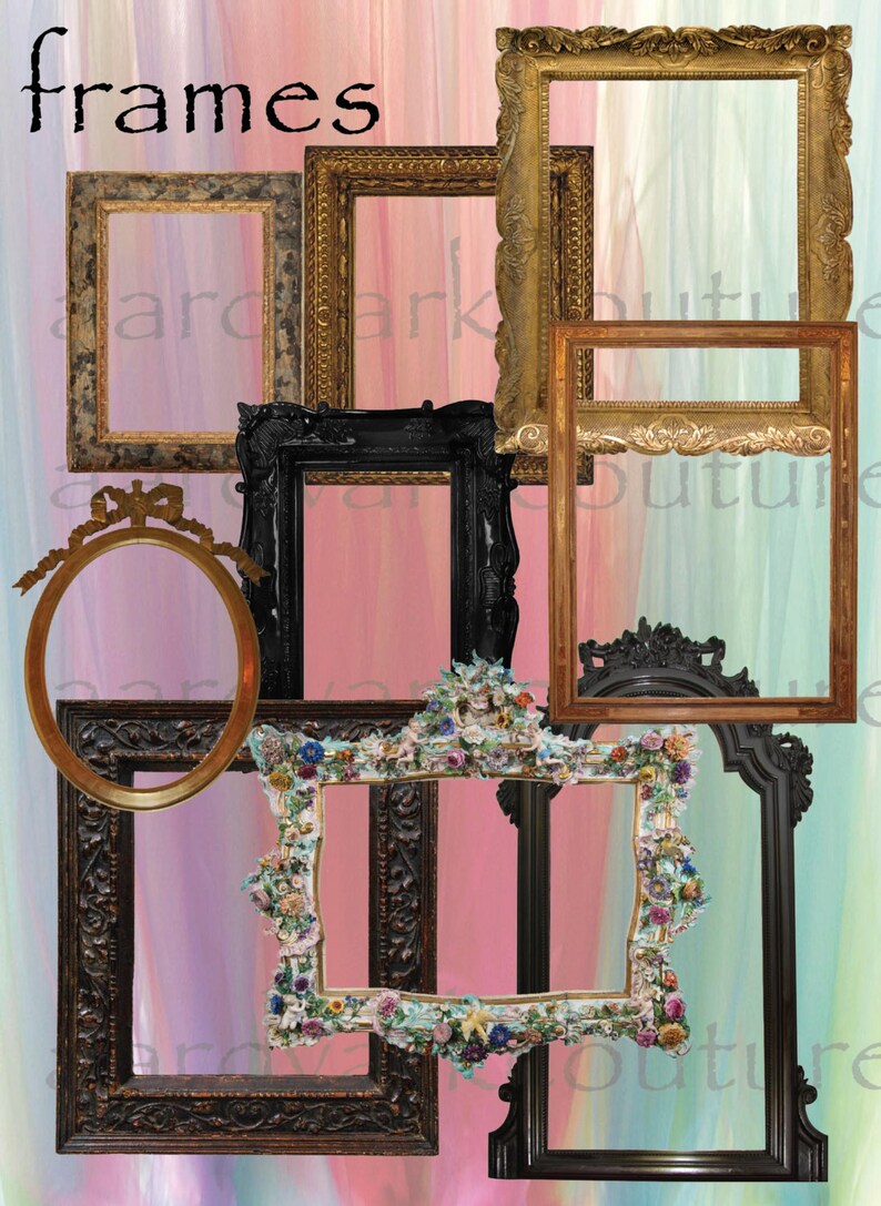Frame Scale Background PNG Clip Art High Resolution Large Scale Frames Embellishments Digital ...
