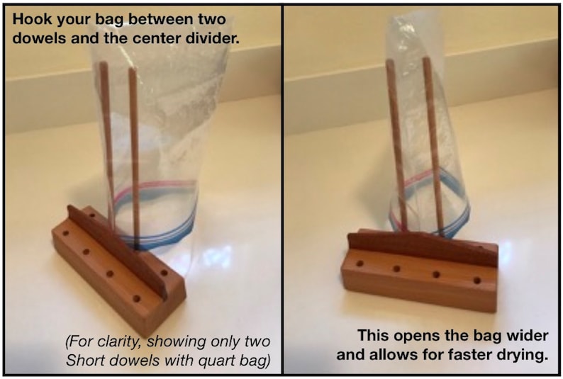 Ziplock and Plastic Bag Dryer Rack. Wash dry reuse your Etsy