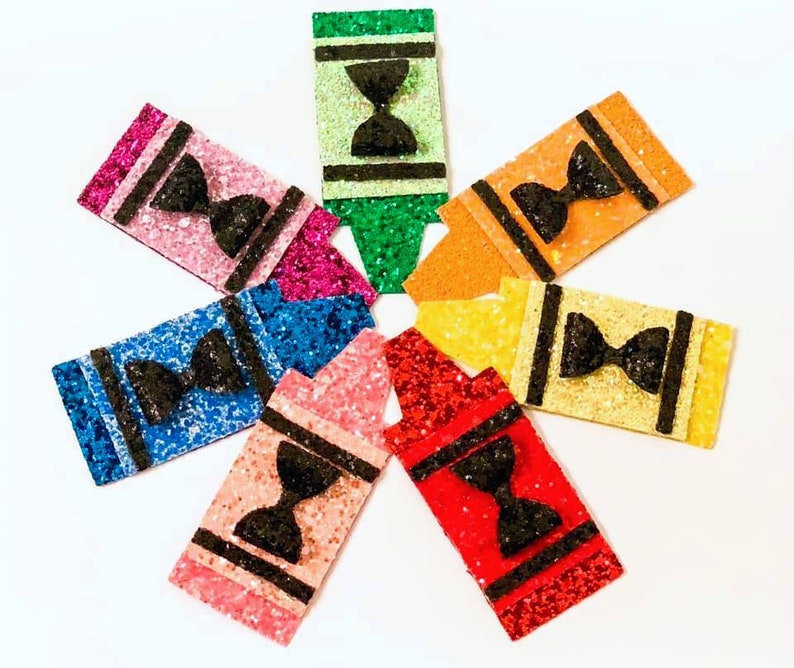 Crayon Box Tassel Necklace-Rainbow Necklace-Back to School-Pencil Necklace-Baby-Toddler-Girls