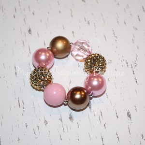 Pink Duchess Chunky Necklace-Valentines-Bubblegum Necklace-Baby-Toddler-Girls-Women image 4