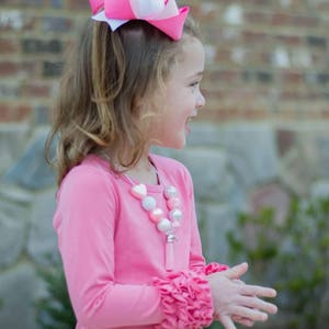 Loving Heart Tassel Necklace-choose Red Light Pink or Hot Pink ...