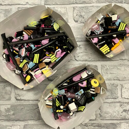 Liquorice Pick and Mix Sweet Box, Retro Liquorice Sweets, Personalised Sweet Gift, Letterbox Treat, Gift for Him or Her, UK Sweet Shop