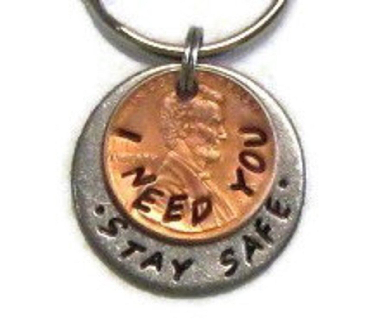 Stay Safe Key Chain Military Deployment Key Chain Hand Etsy