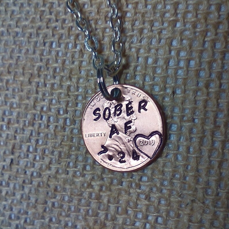 Sobriety Jewelry Alcohol Addiction Addiction Recovery Hand Etsy
