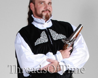 Renaissance Blackwork Nobleman's Shirt / Tunic
