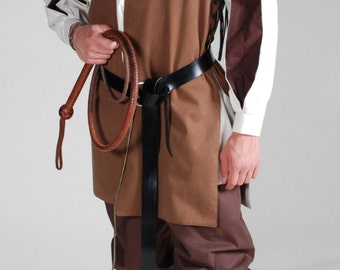 Reversible Long Vest for Faire or LARP