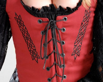 Celtic "Pointy" Knotwork Bodice