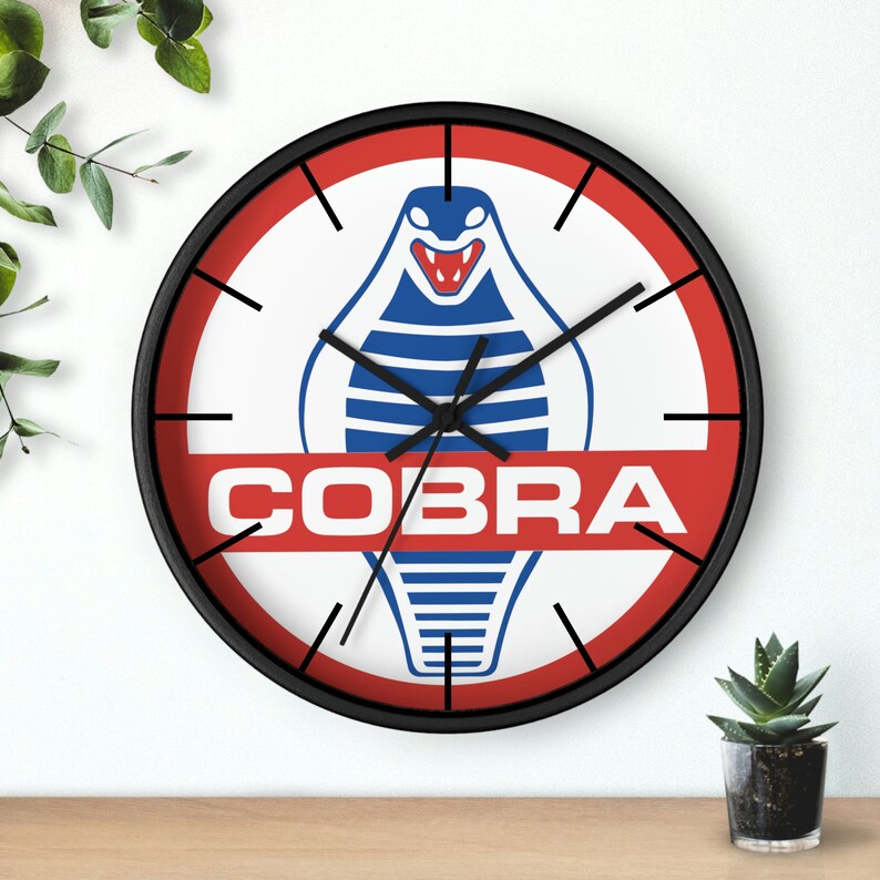 Shelby Cobra Wall Clock Classic Car Wall Clock Gift for Him Car