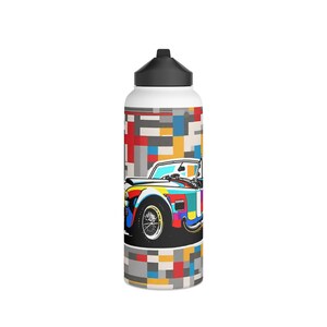 Shelby Cobra Stainless Steel Water Bottle, Shelby Cobra 427 Water Bottle, Classic Car Water Bottle