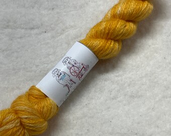 100 yards mini skein - BFL/Nylon - Bite Me