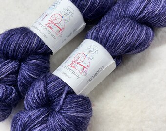 Uptown - BFL/Cashmere/Nylon - City Night Sky