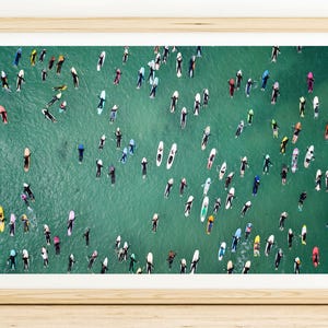 Aerial Surfing Photo | Surfing Photo Print | Surfing Photography | Surfers Wall Art | Surfing Gift | Torquay Australia Surf | Surf Lifestyle