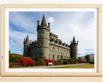 Inveraray Castle Photo Print - Scotland Highland Landscape Wall Art