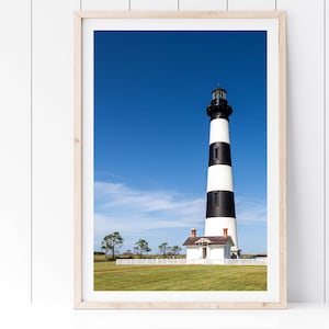 Bodie Island Lighthouse Photograph, Outer Banks Wall Art, OBX Fine Art, Nautical Photography, Lighthouse Photo, Vertical Fine Art