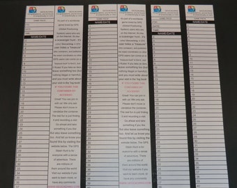 24 Geocaching Bison Tube Rite in the Rain Logs - Cache notes, numbered, Geocache container accessories