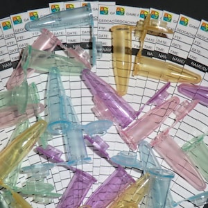 25 recipientes coloridos Micro Geocache com toras à prova d'água para todos os climas Rite in the Rain - Cache geocache