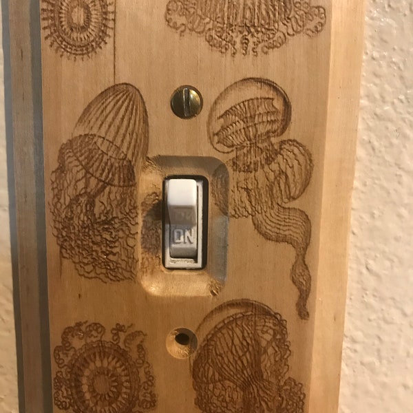 Engraved Light Switch Cover Etsy