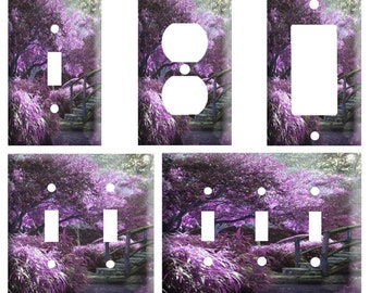 1-Gang Device Receptacle Wallplate Pattern Purple Leaf Violet Feather Design Plant Magenta Single Outlet Wall Plate/Panel Plate/Cover Light Panel Cover 1-Gang Device Receptacle Wallplate Pattern Purple Leaf Violet Feather Design Plant Magenta Single Outlet Wall Plate/Panel Plate/Cover Light Panel Cover