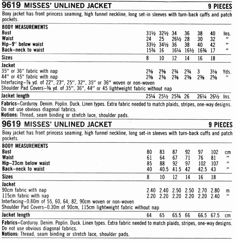 Sewing Pattern for Boxy Jacket With Funnel Neck ESP Etsy