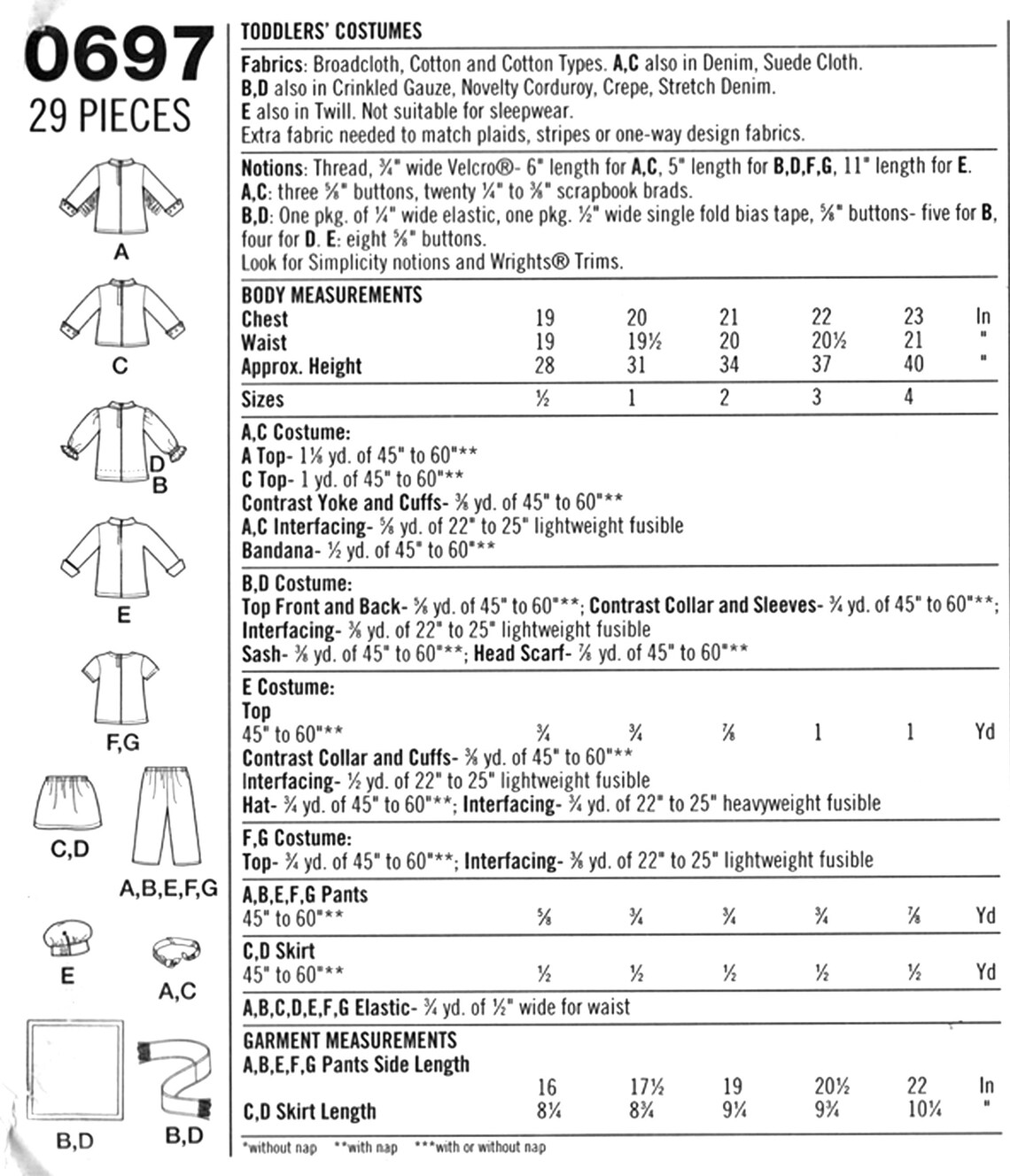 Sewing Pattern Toddler Halloween Costume Doctor Nurse Etsy