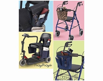 Mobility Bag Pattern for Walker, Rollator & Scooter, Simplicity 2382 - UNCUT
