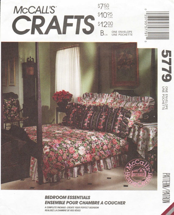 Bedspread Pattern Comforter Pattern Dust Ruffle Pillow Sham Etsy