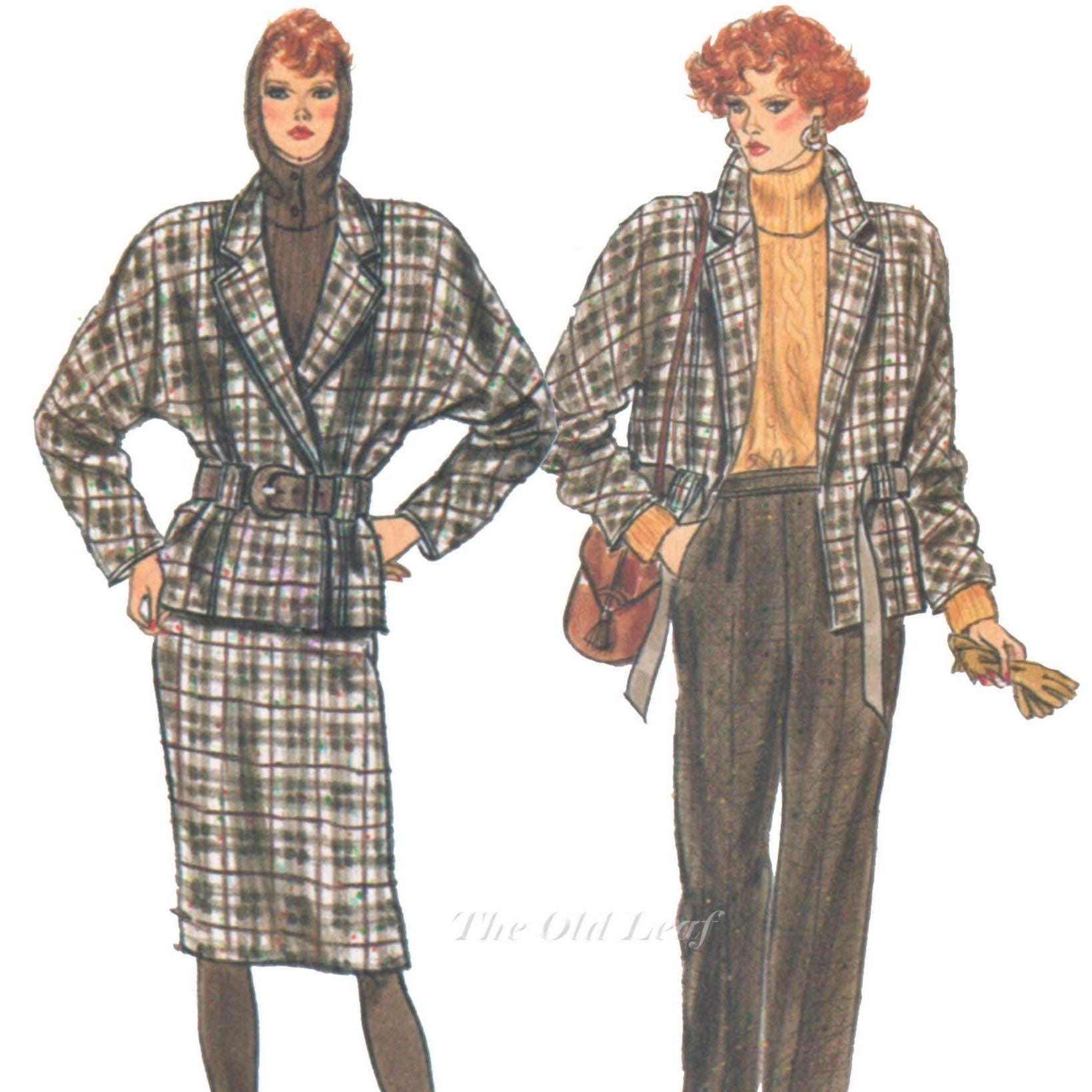 80s Dolman Sleeve Jacket - Etsy