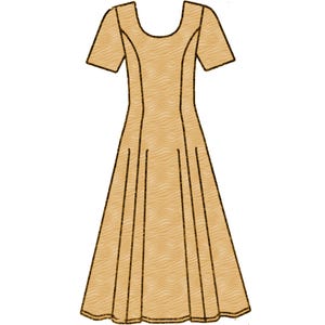 90s fit and flare dress Vintage 90s Fit & Flare Dress
