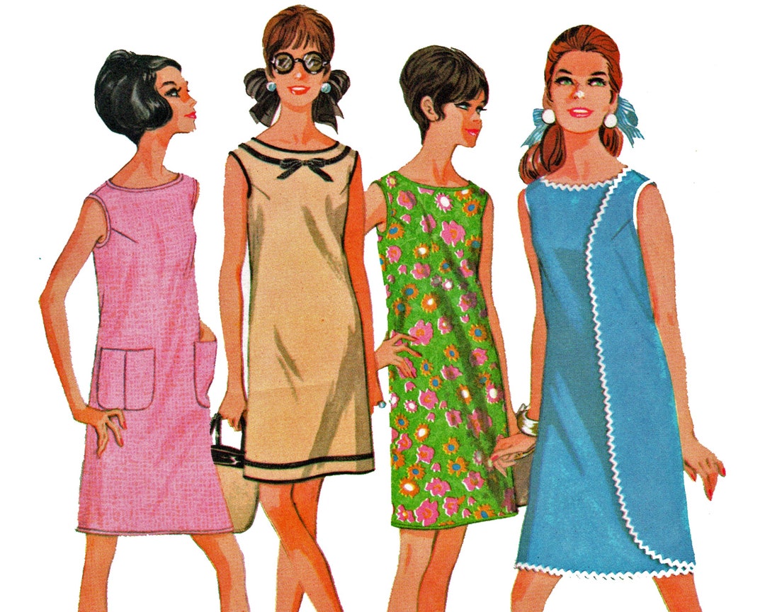 1960s Wrap Around Dress Sewing Pattern Mccalls 9118 UNCUT - Etsy