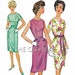 1960s Dress Pattern, Slim Fit With Pockets in Front Seams, Simplicity ...