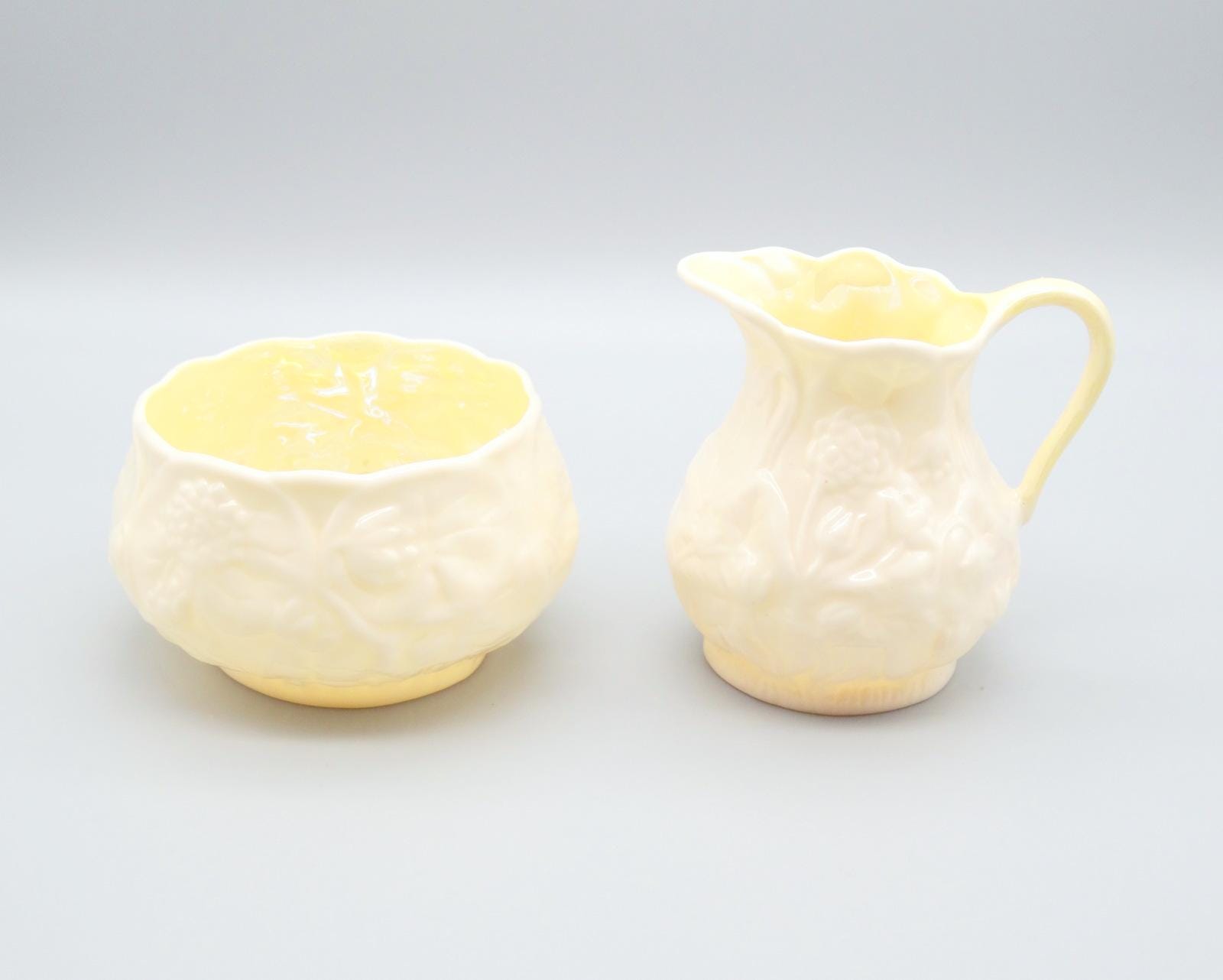 Belleek ベリーク クリーム＆シュガーボウル イエローラスター Cream and Sugar – Belleek Pottery