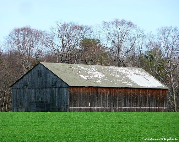 Rustic Tobacco Barn Photograph, Rustic Barn Print, Barn Wall Art, Rustic  Photography