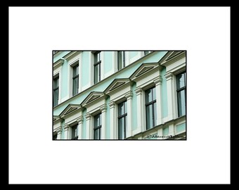 Old Riga Art Deco Window Fine Art Photography, Historic Architecture Wall Art, Latvia Architecture Window Photography