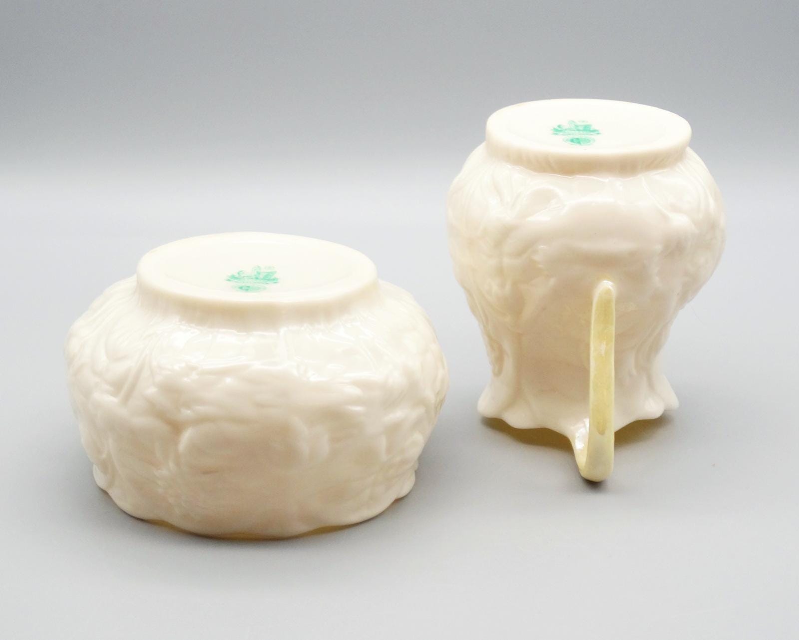Belleek Ivory & Yellow Luster 