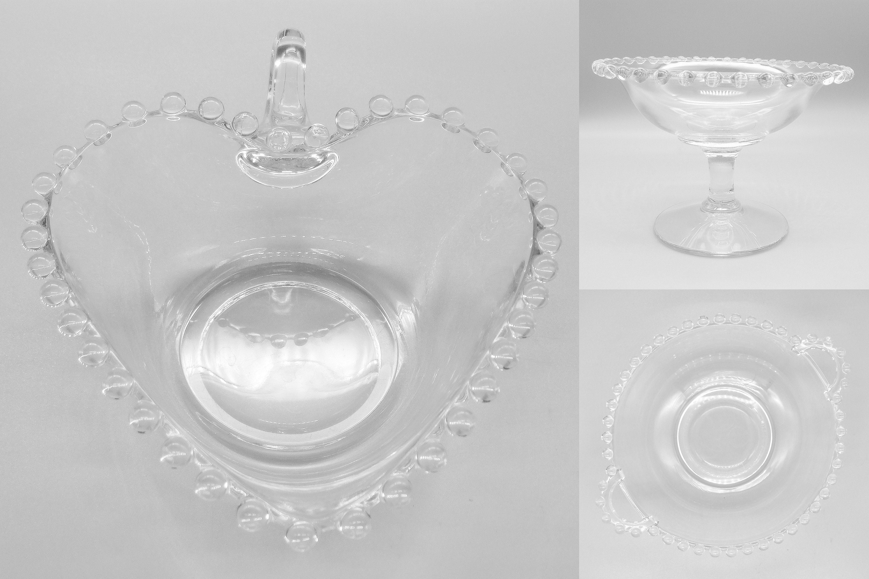 Vintage Candlewick Imperial Glass Tableware, Imperial Candlewick