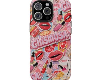 Chismosa Sticker Collage Phone Case | Spanglish Latina Coquette