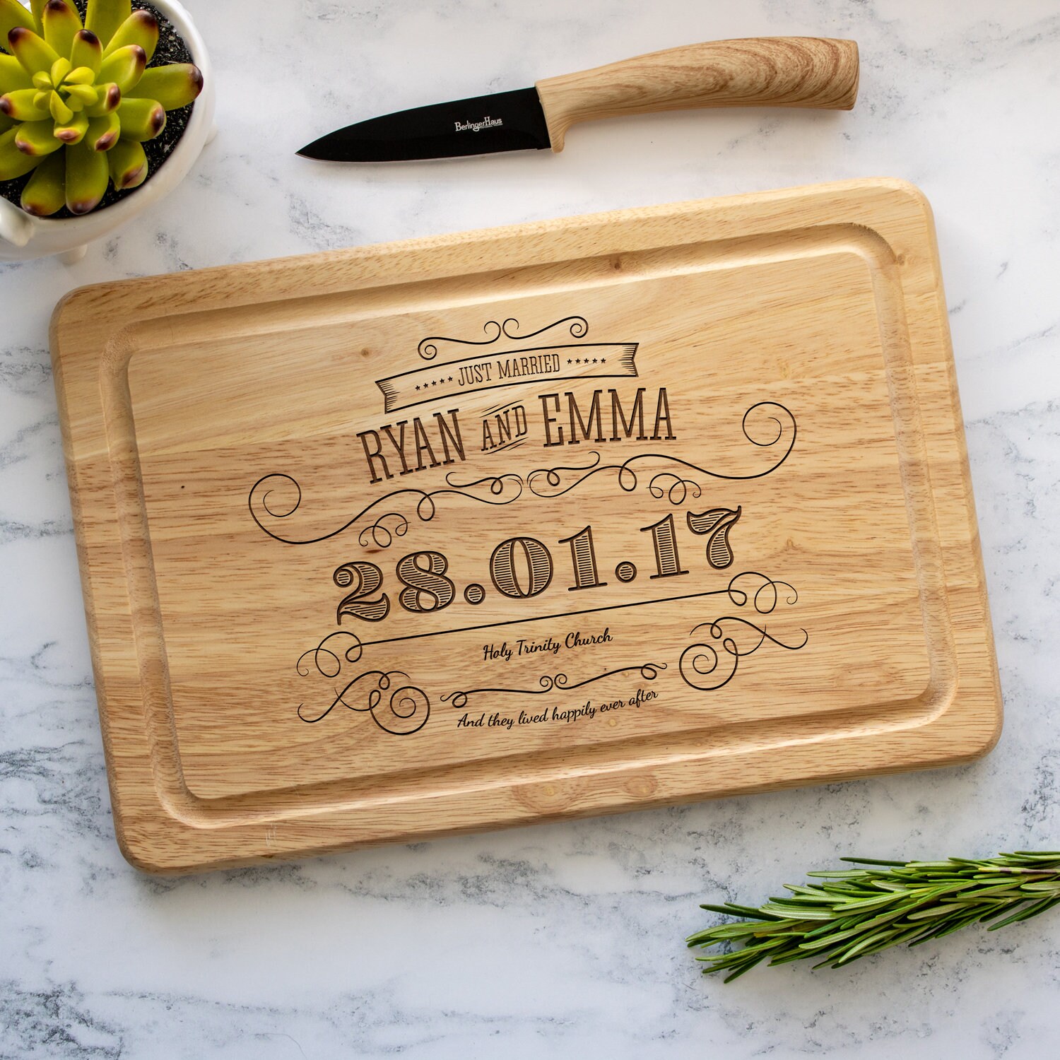Wedding Chopping Board Anniversary Gift Valentines Gift Etsy