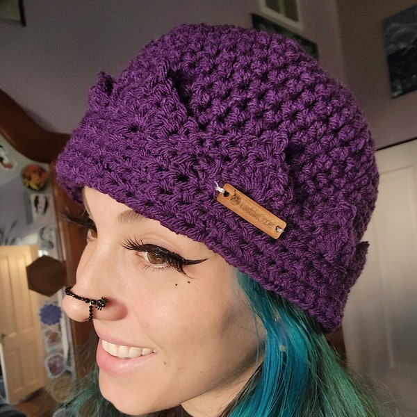 Patron de chapeau couronne au crochet [2 tailles incluses, petit/grand]