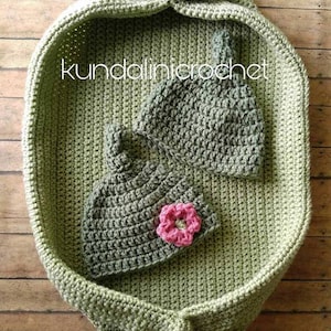 Pea Pod Crochet PATTERN Single Baby and Twin Babies with Picture Tutorial image 4