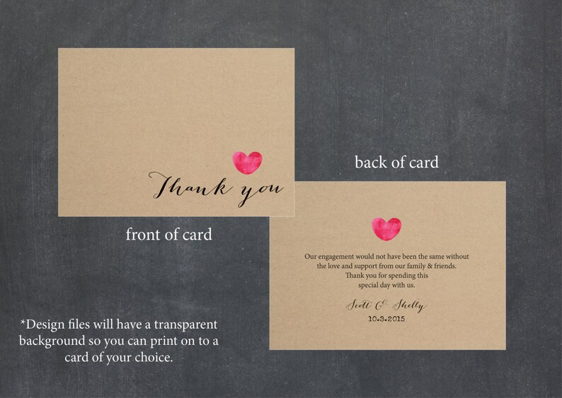 Custom Printable Thankyou Card Calligraphy Heart Design Greeting Cards Custom Printable Thankyou Card Calligraphy Heart Design Greeting Cards