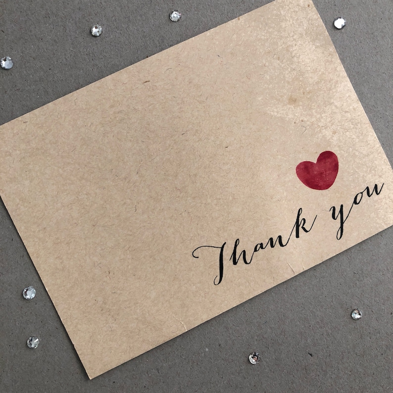 Custom Printable Thankyou Card Calligraphy Heart Design Greeting Cards custom-printable-thankyou-card-calligraphy-heart-design-greeting-cards