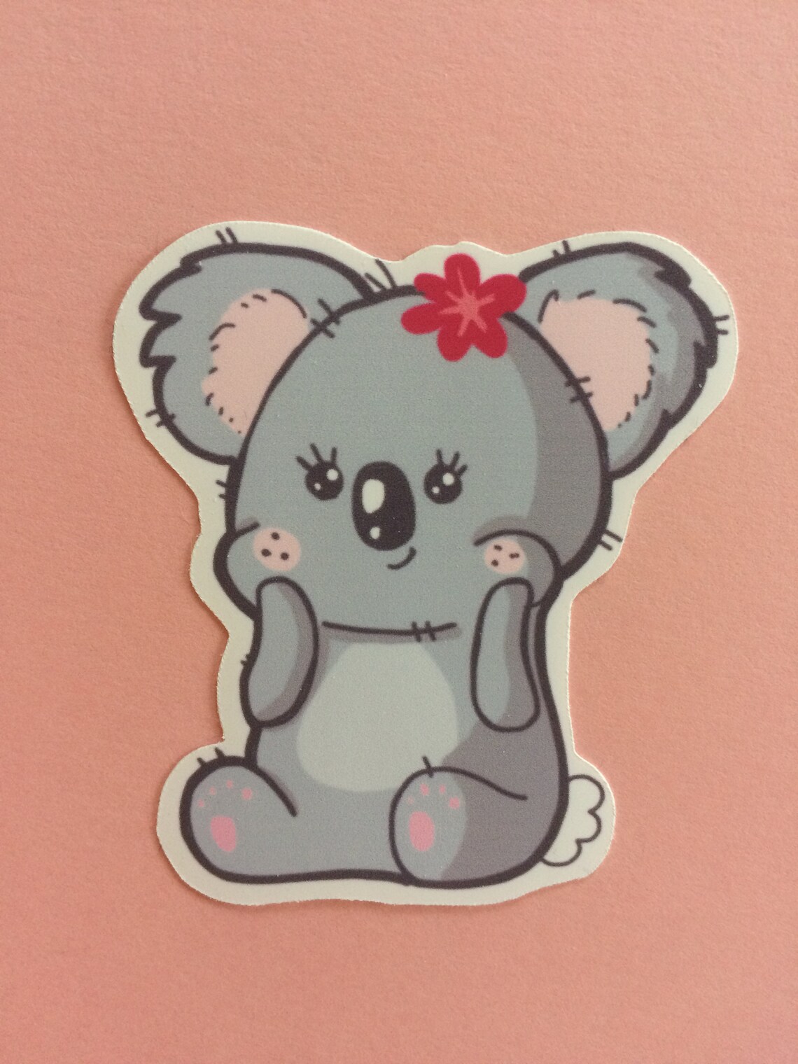 Vinyl Sticker Laptopkoala Kawaii Etsy