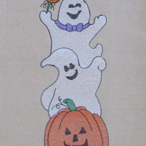 Tea Towel Halloween ghost towel