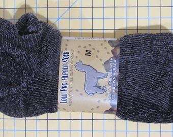 Alpaca Ankle Socks: Lo Pro Terry Loop Cushion Medium (Size 7-10)