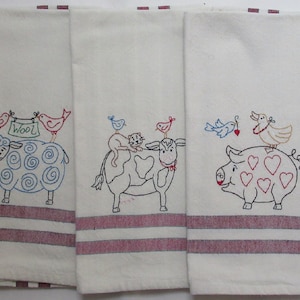 Farm Animals Towels