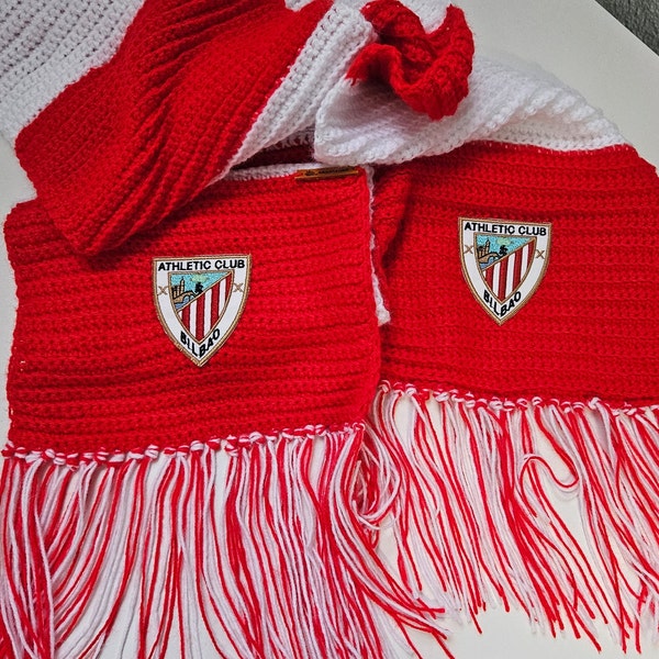 Ganchillo Bufanda Athletic Club De Bilbao