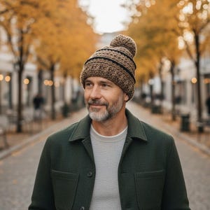 Gorrito Marrón Pompon