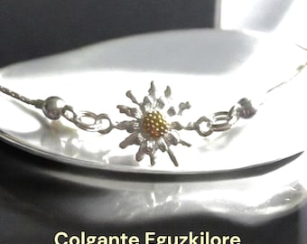 Colgante Eguzkilore Plata