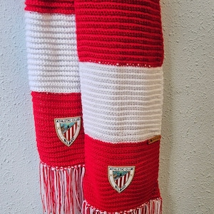 Ganchillo Bufanda Athletic Club De Bilbao imagen 6